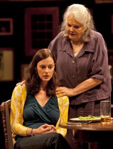 Emma is consoled by her grandmother in After the Revolution